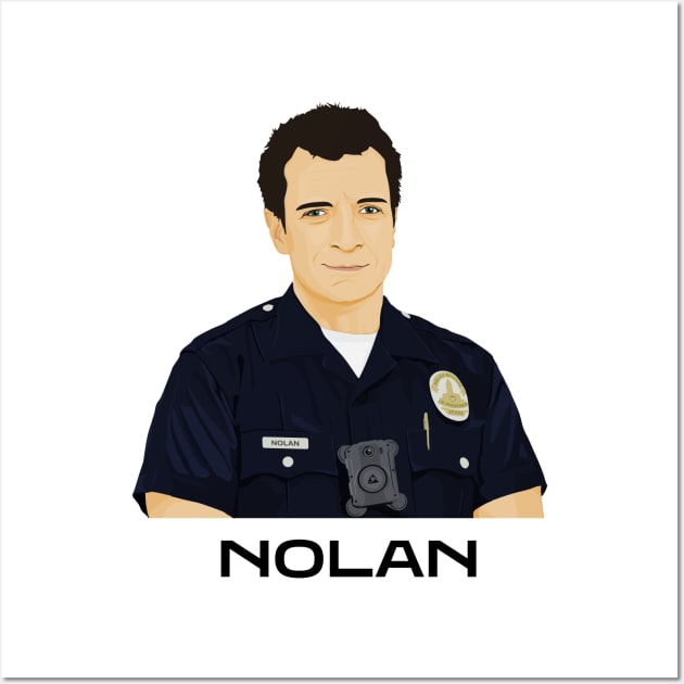 Nolan v1 | The Rookie - Season 4 Wall Art by gottalovetherookie